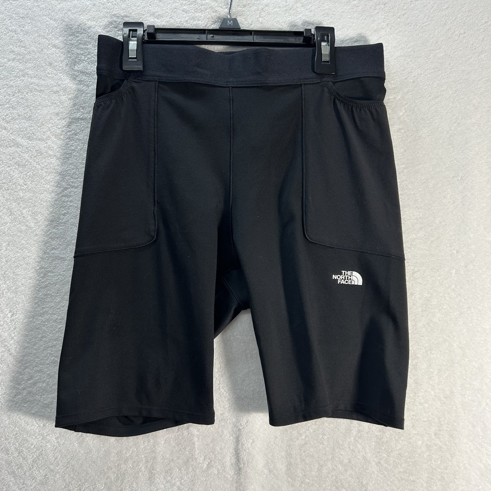 The North Face Womens Size M Black Refina 8" Athletic Shorts